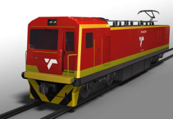 南非20E型双流制窄轨电力机车